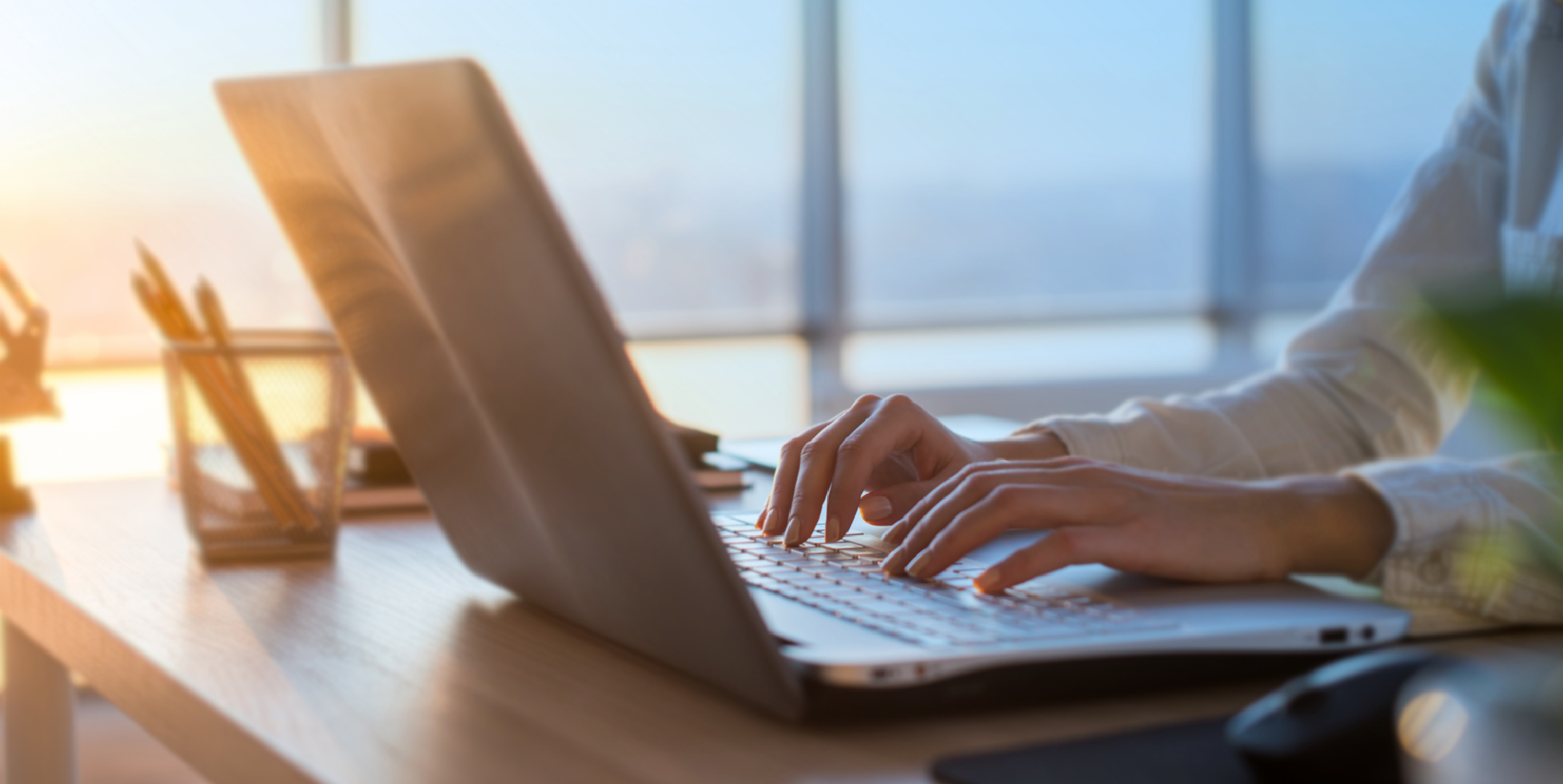 Typing on a computer